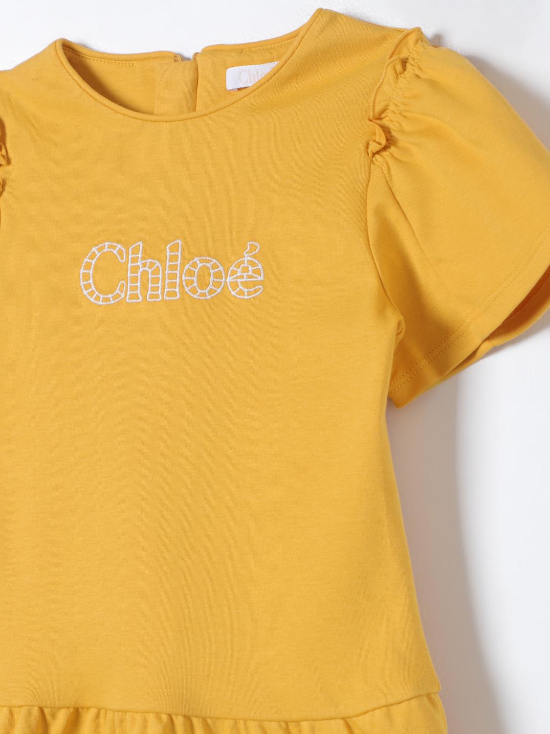 CHLOÉ ROMPER: Romper kids ChloÉ, Yellow - Img 3