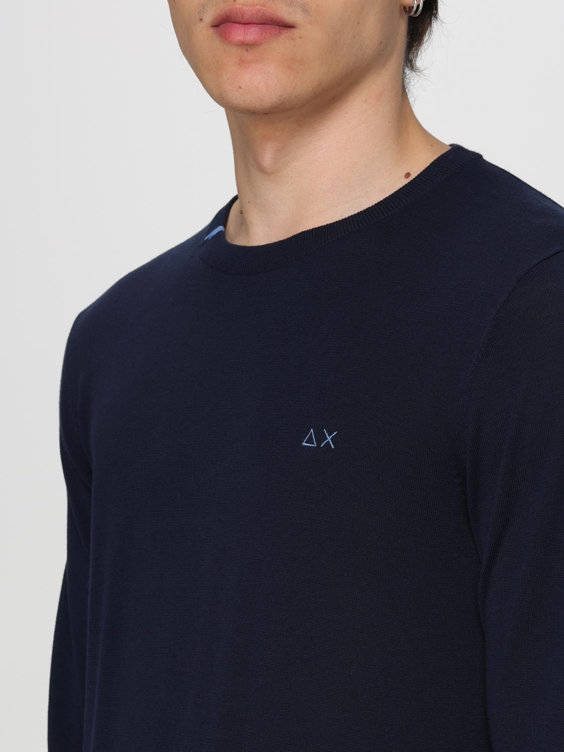 SUN68 SWEATER: Sweatshirt men Sun 68, Blue - Img 3