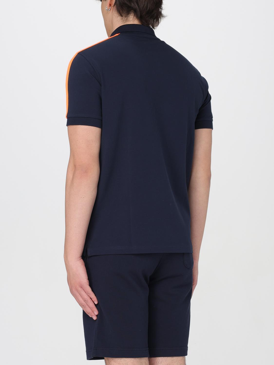SUN68 POLO SHIRT: T-shirt men Sun 68, Blue - Img 2