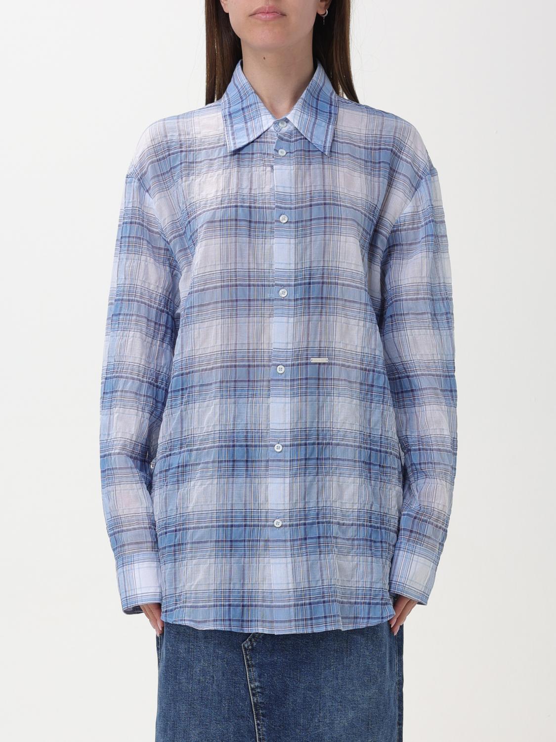 DSQUARED2: Chemise femme Bleu Chemise Dsquared2