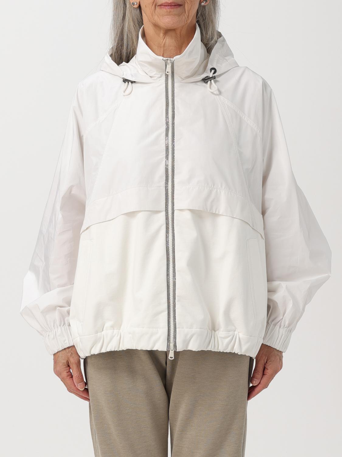 Brunello Cucinelli women's jacket - White | MB574EP406 | GIGLIO.COM