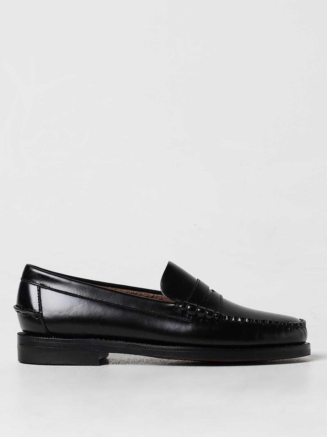 SEBAGO: Shoes men - Black | Sebago loafers 000300 online at GIGLIO.COM