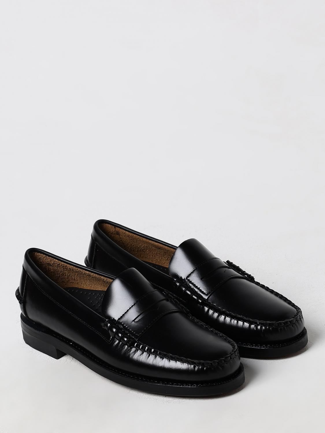 SEBAGO: Shoes men - Black | Sebago loafers 000300 online at GIGLIO.COM