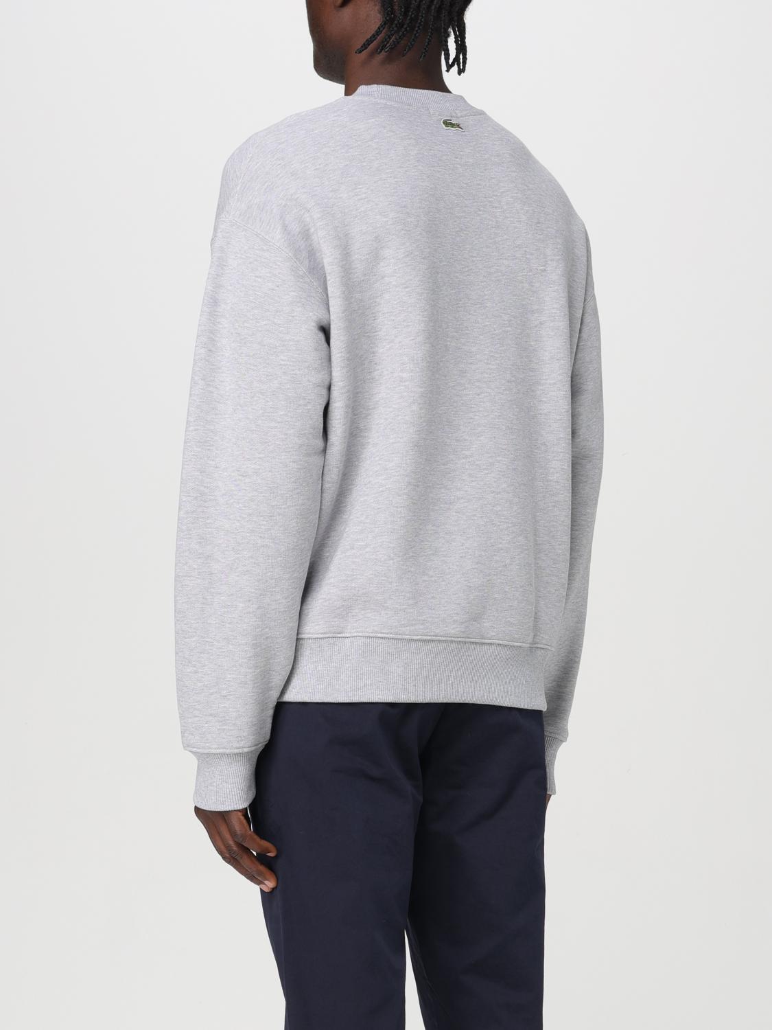 LACOSTE FELPA: Felpa Lacoste in cotone , Grigio - Img 2