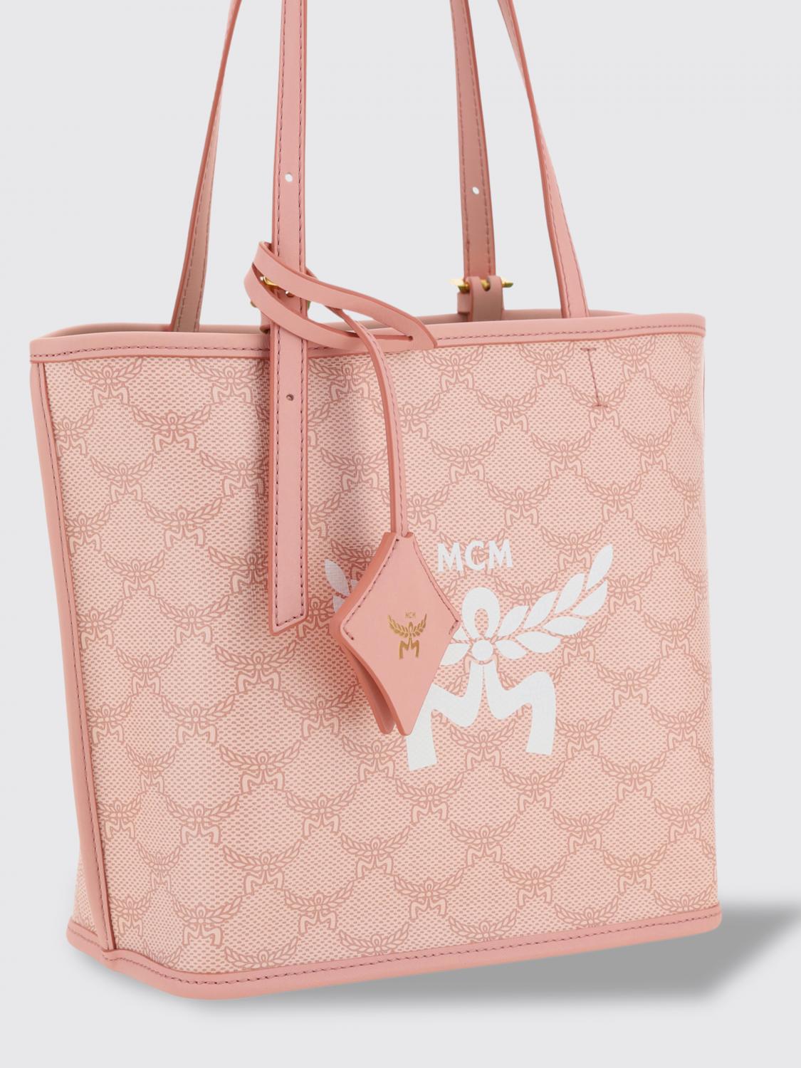 MCM エムシーエム ハンドバッグ ピンク キャンパス レザー y2k MCM エムシーエム ハンドバッグ ピンク キャンパス レザー y2k 楽天