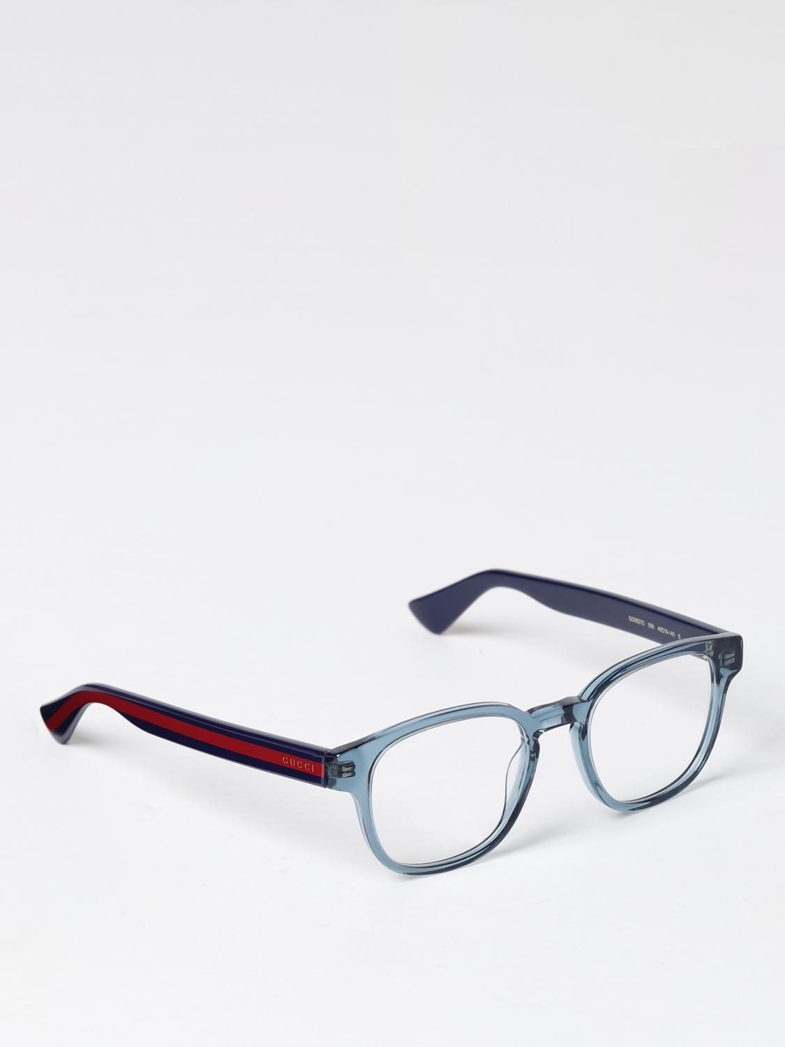 GUCCI OPTICAL FRAMES: Optical frames men Gucci, Blue 1 - Img 1