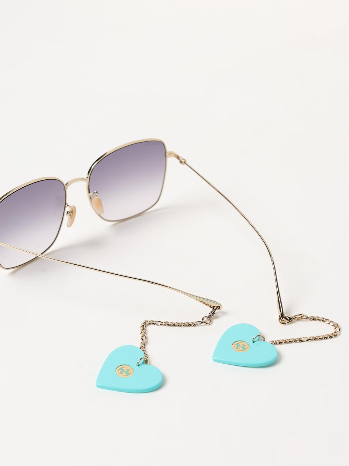 Gucci Sunglasses woman - Gold | GG1030SK | GIGLIO.COM display picture 3