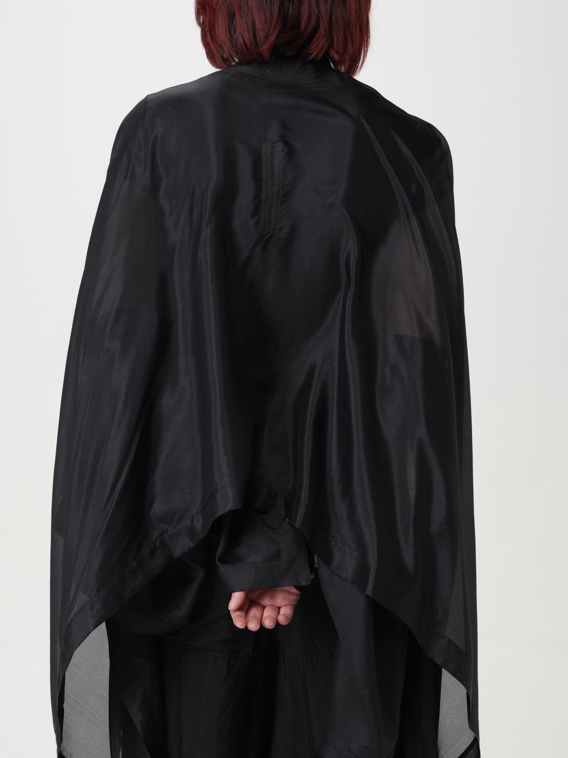 RICK OWENS CAPE: Jacket woman Rick Owens, Black - Img 5