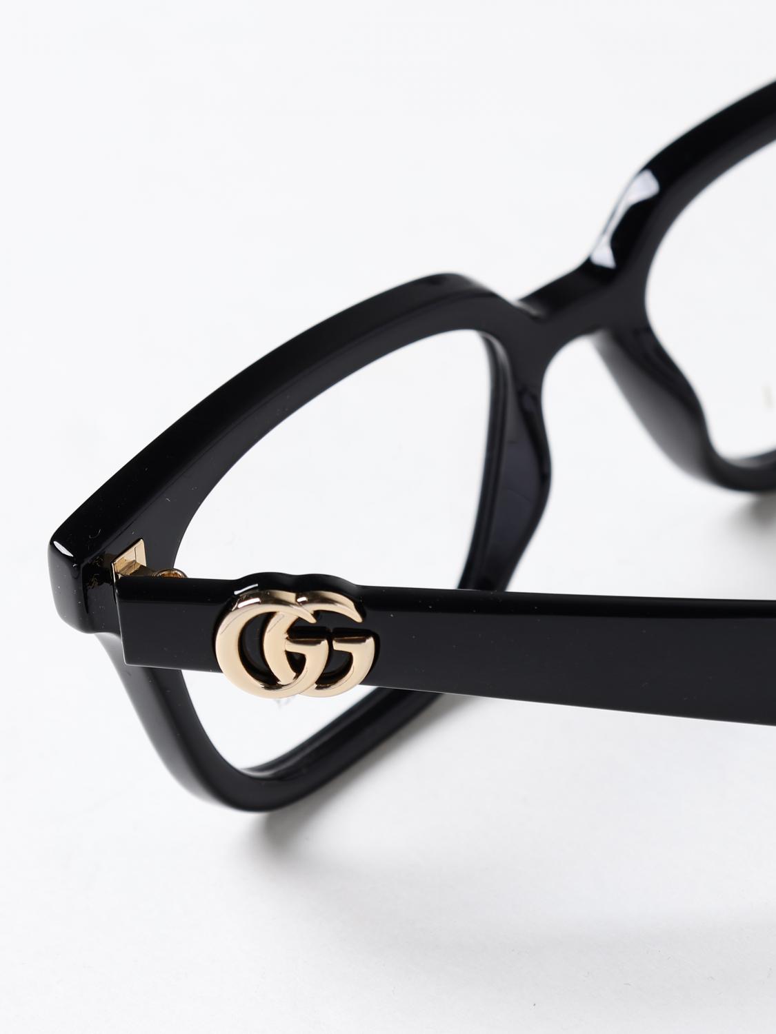 GUCCI メガネフレーム: メガネフレーム レディース Gucci, ブラック 1 - Img 4