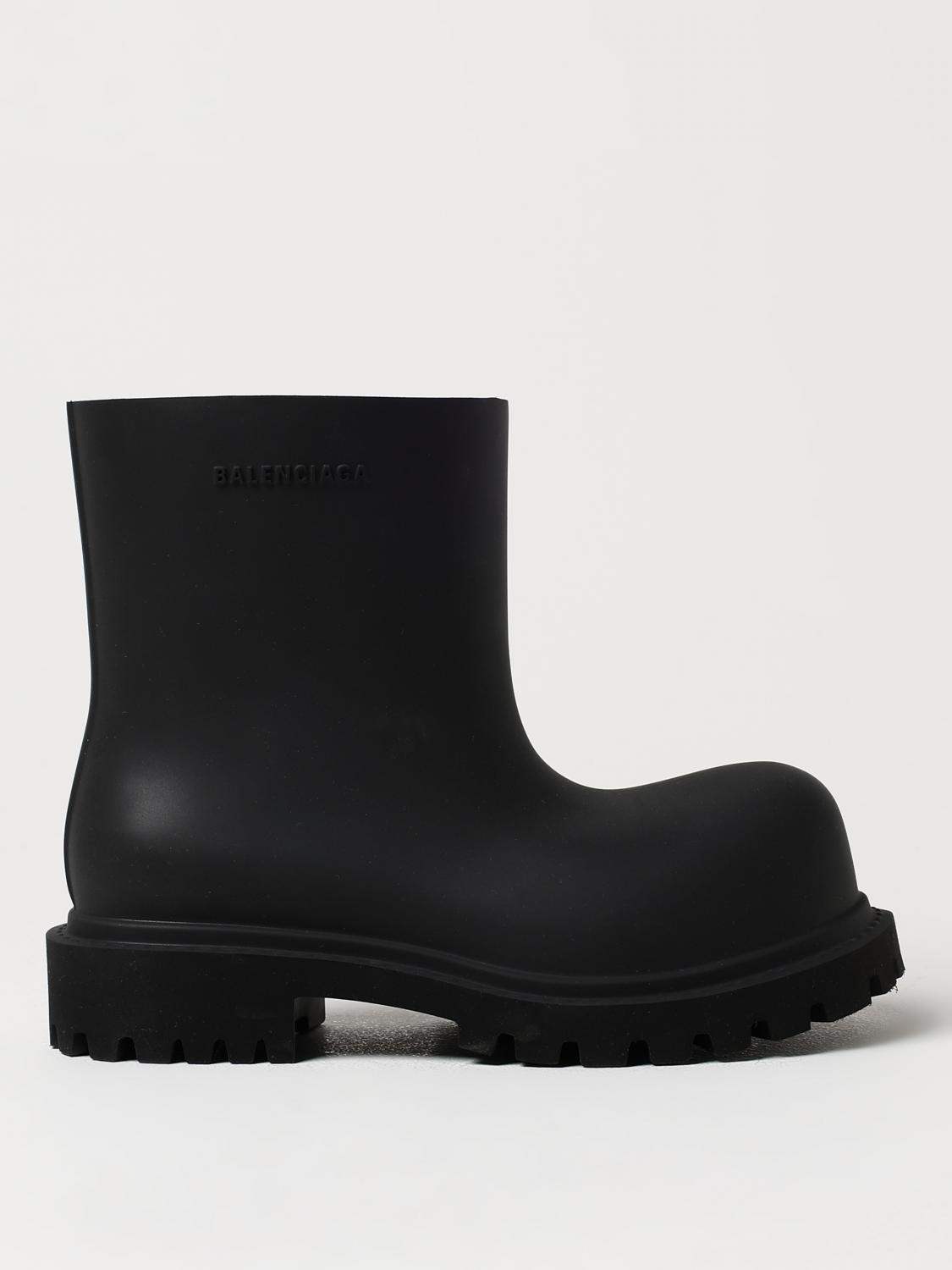 BALENCIAGA Bottes femme Noir Bottines Plates Balenciaga 770610W0FOI en ligne sur GIGLIO.COM