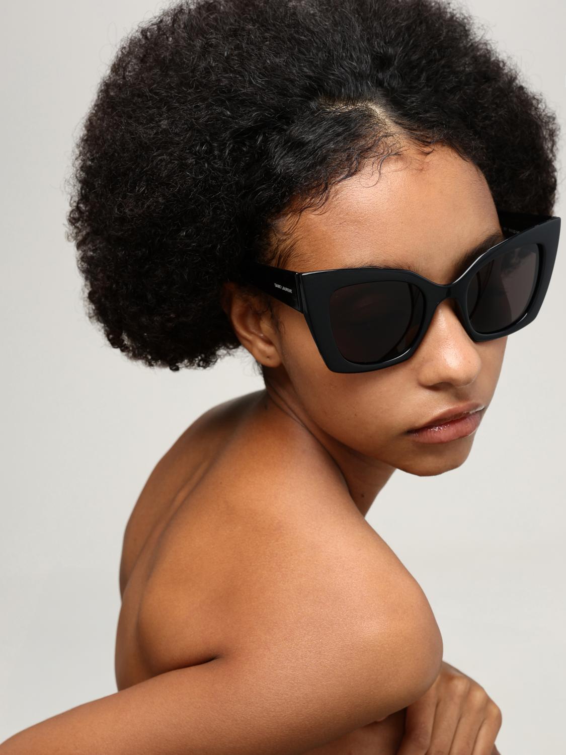 SAINT LAURENT SUNGLASSES: Sunglasses woman Saint Laurent, Black - Img 2