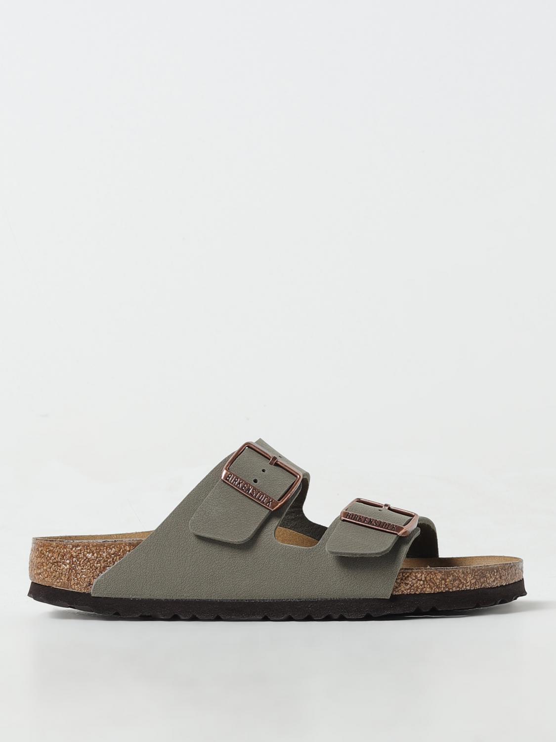BIRKENSTOCK SANDALI BASSO: Sandalo Arizona Birkenstock in Birko-Flor®, Grigio - Img 1