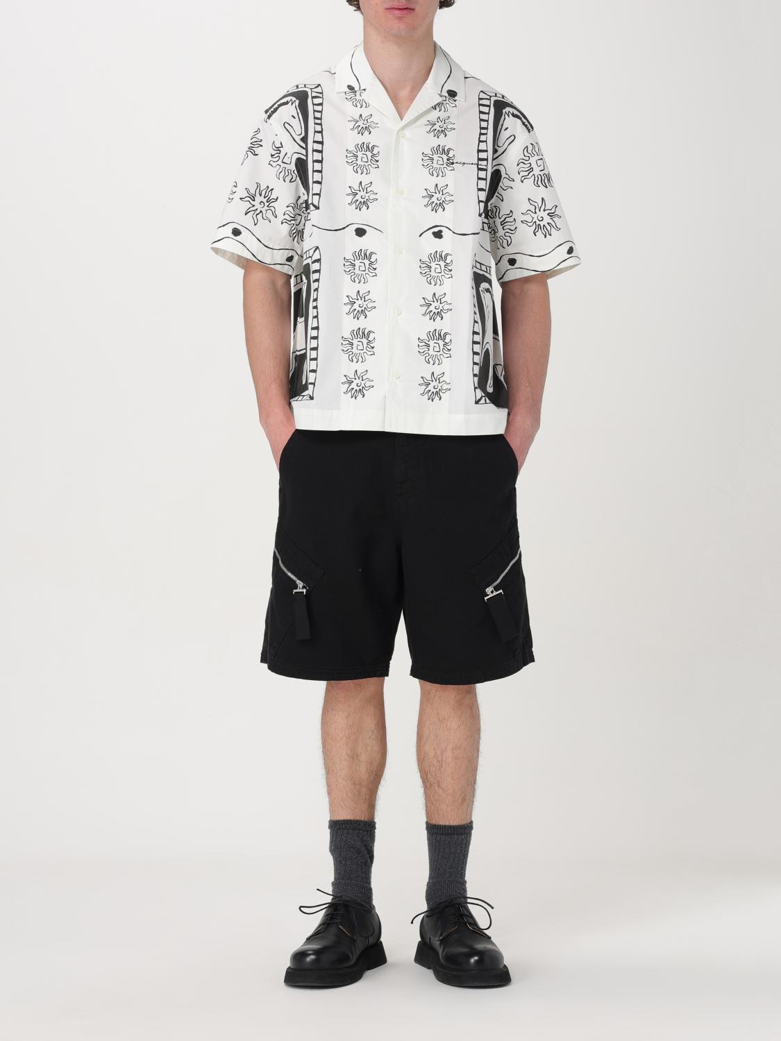 JACQUEMUS: Shirt men - Black | Jacquemus shirt 245SH2021586 online