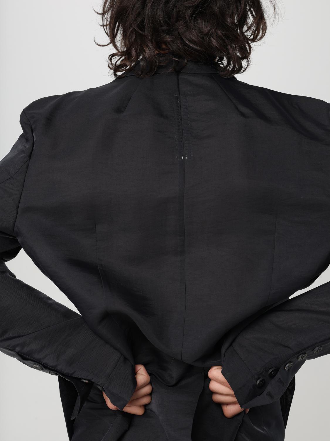 RICK OWENS 블레이저: 재킷 남성 Rick Owens, 블랙 - Img 5