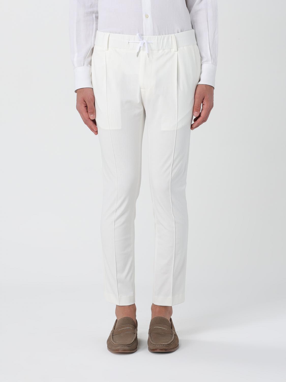 DANIELE ALESSANDRINI Pants men Cream Daniele Alessandrini pants