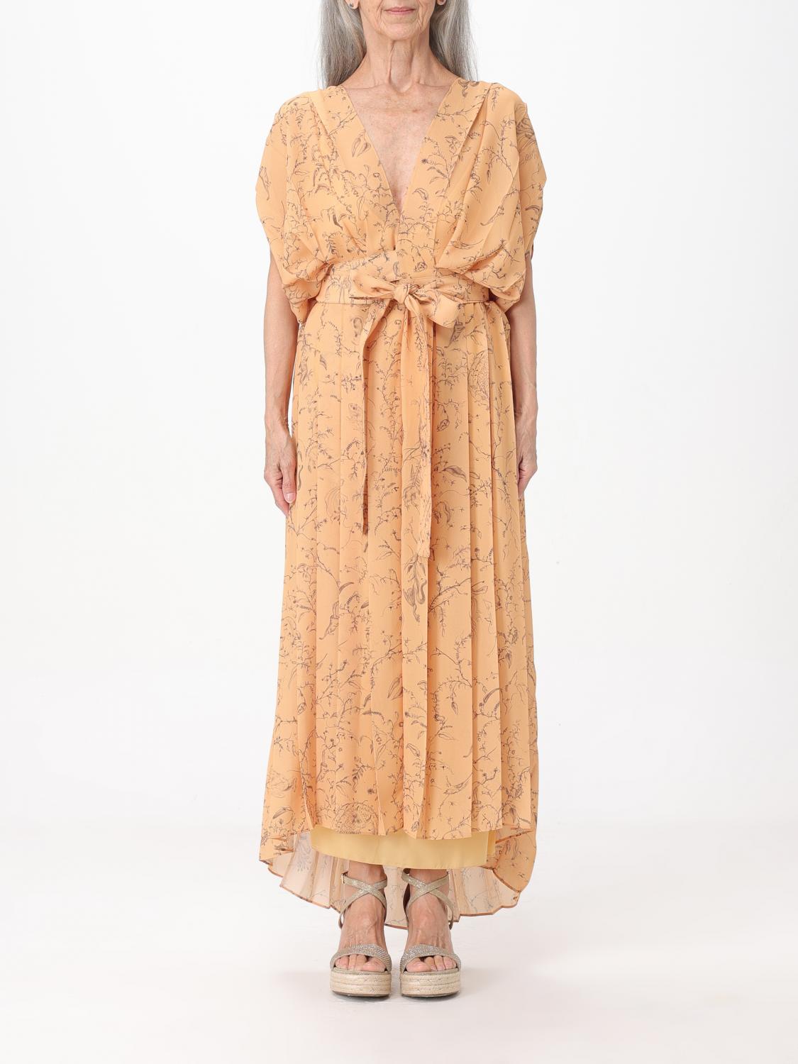 ワンピース FABIANA FILIPPI Woman Dress Ocher ABD274F500H203 4030 Fabiana Filippi Outlet: Dress woman - Ocher | Fabiana