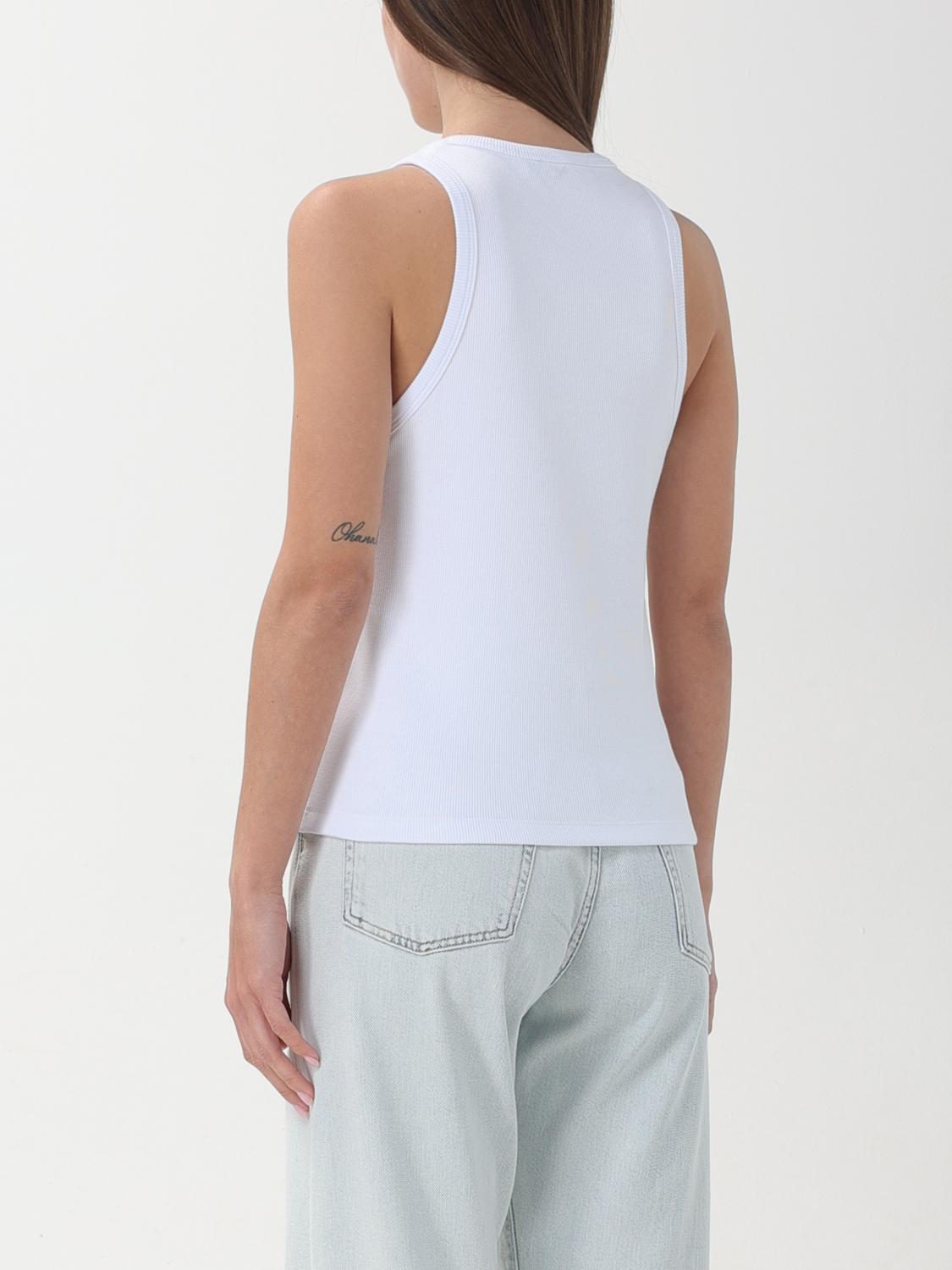 MSGM TOP: Top damen MSGM, Weiß - Img 2