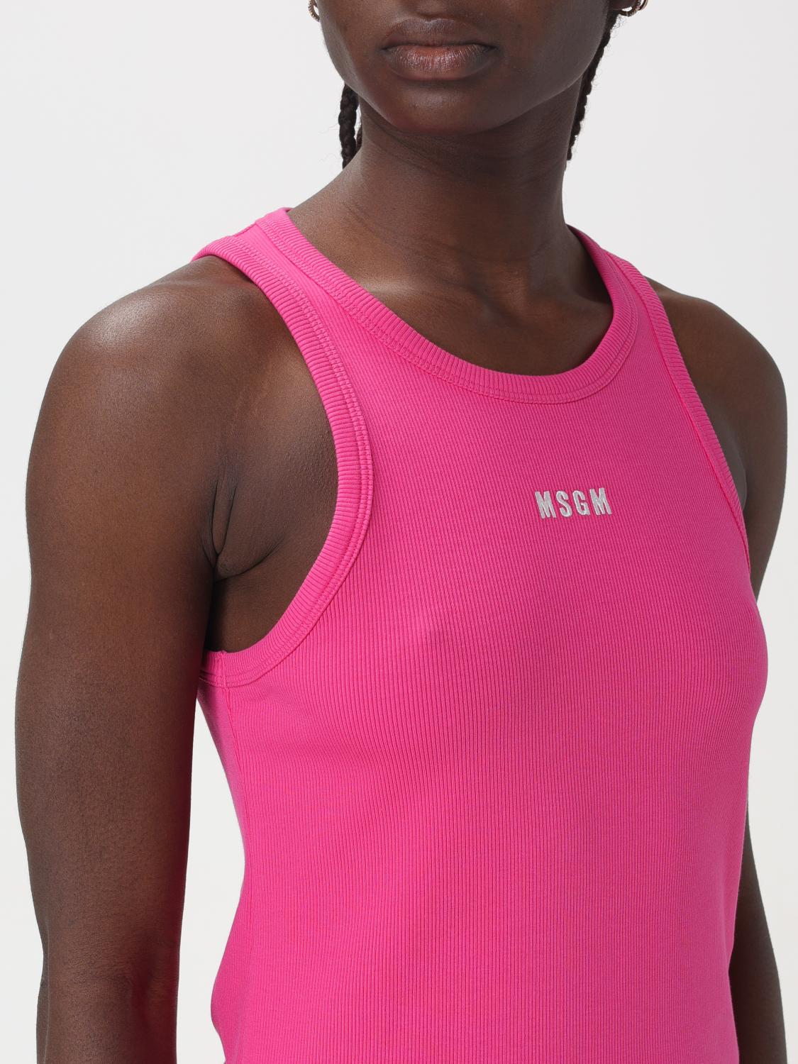 MSGM TOP: Top damen MSGM, Fuchsia - Img 3