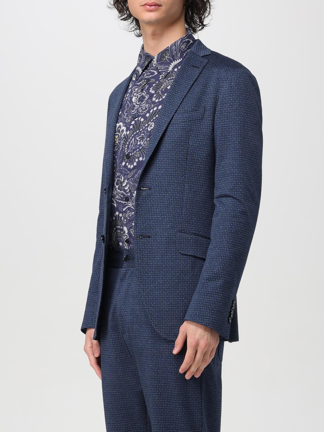 ETRO BLAZER: Blazer uomo Etro, Blue Navy - Img 4