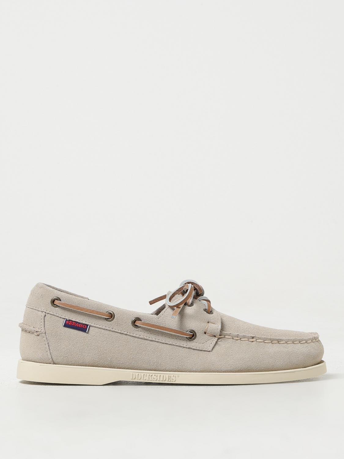 SEBAGO MOCASSINI: Mocassino Portland Sebago in camoscio , Marrone - Img 1