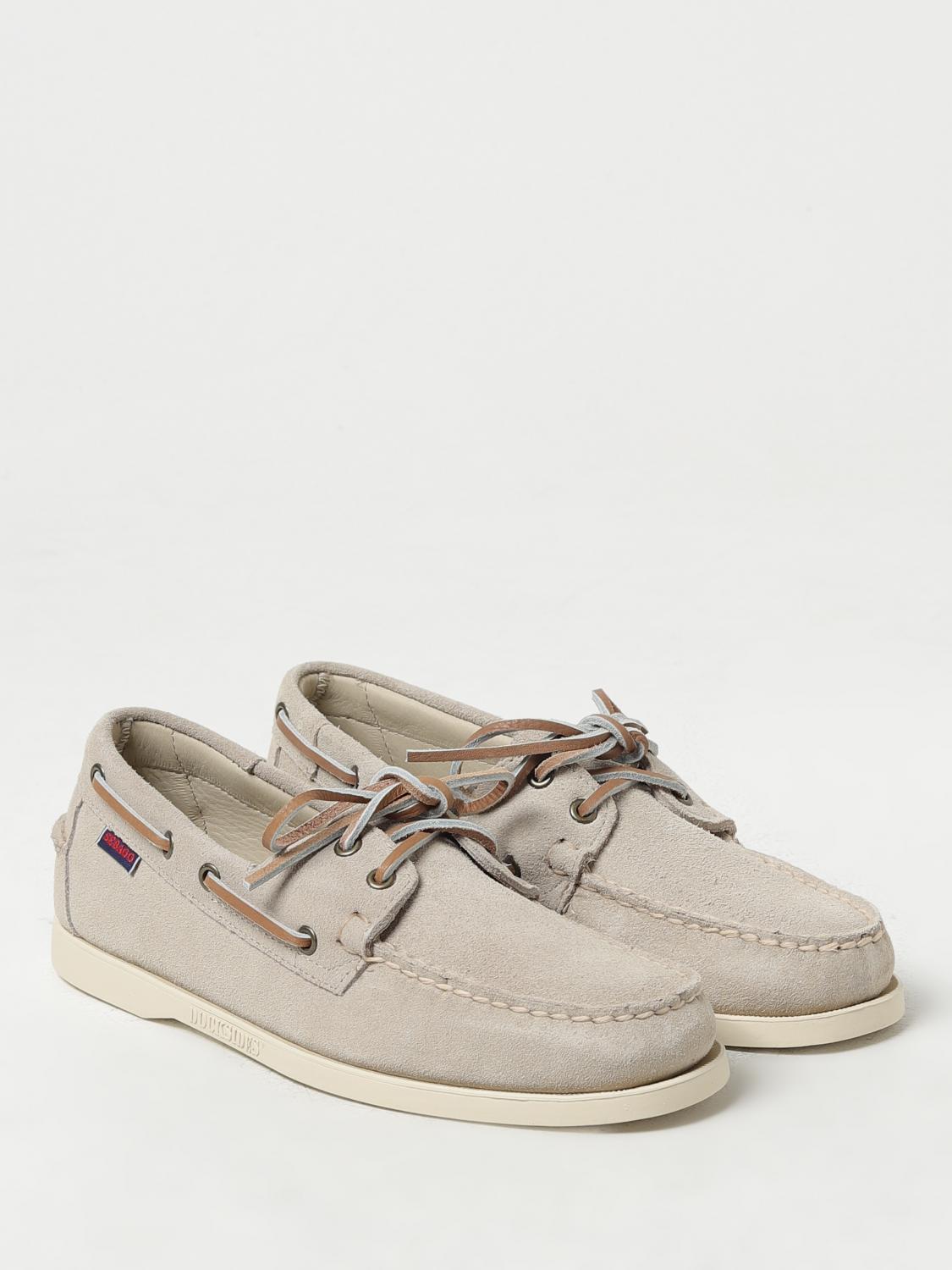 SEBAGO MOCASSINI: Mocassino Portland Sebago in camoscio , Marrone - Img 2