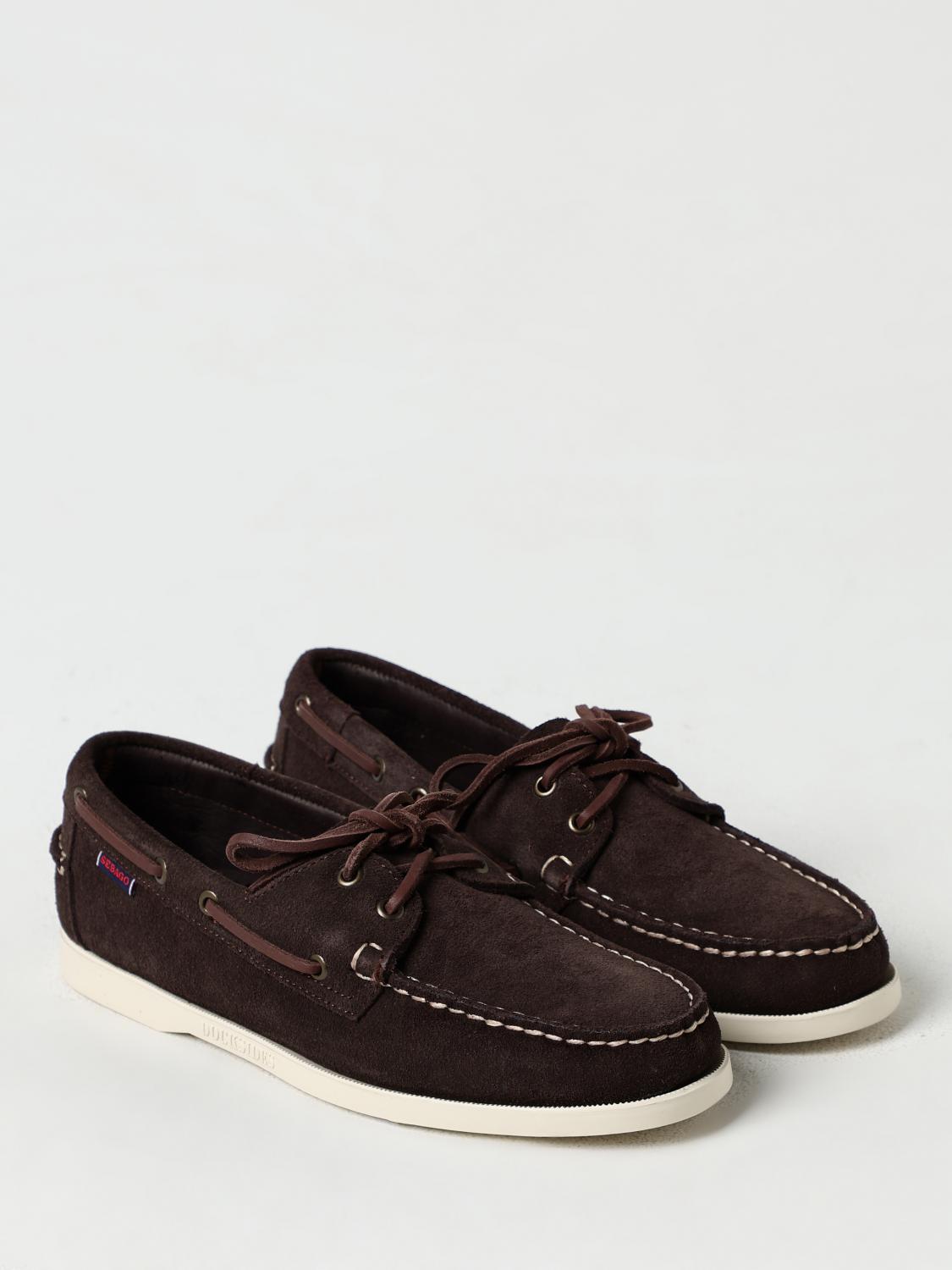 SEBAGO MOCASSINI: Mocassino Portland Sebago in camoscio , Bruciato - Img 2