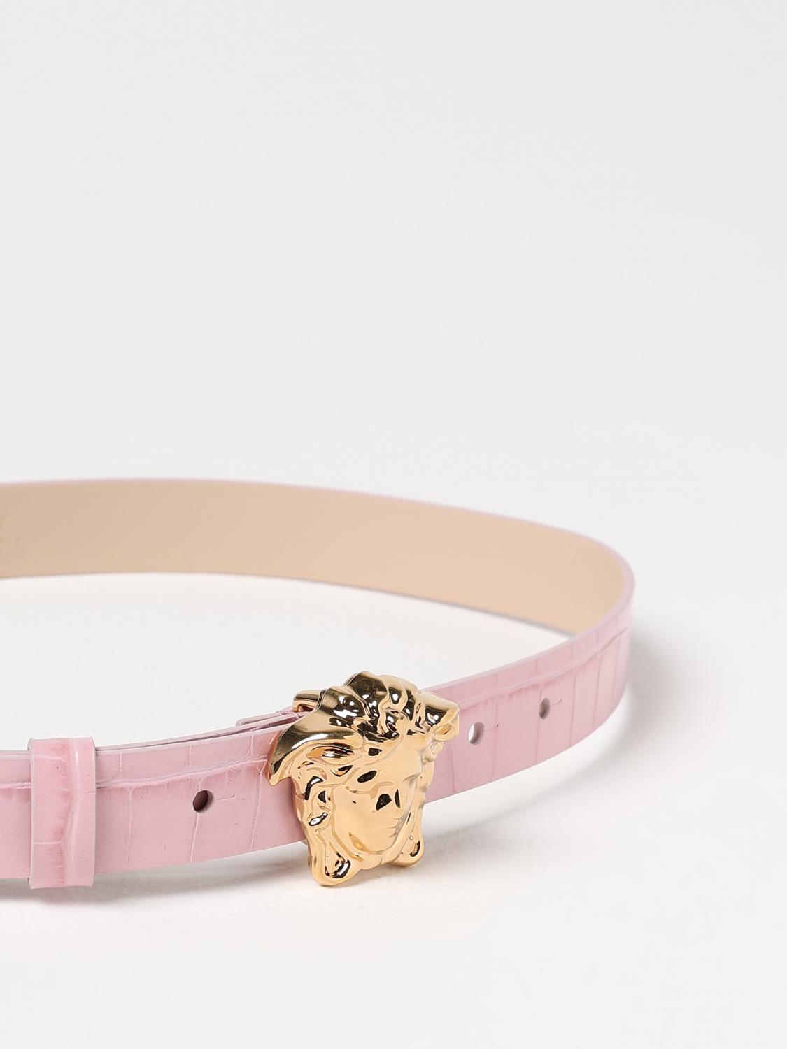 m22310★Versace★サスペンダー・ゴムベルト・背面クロス・男女可 Versace Belt kids Young - Pink | 10006611A09141 | GIGLIO.COM