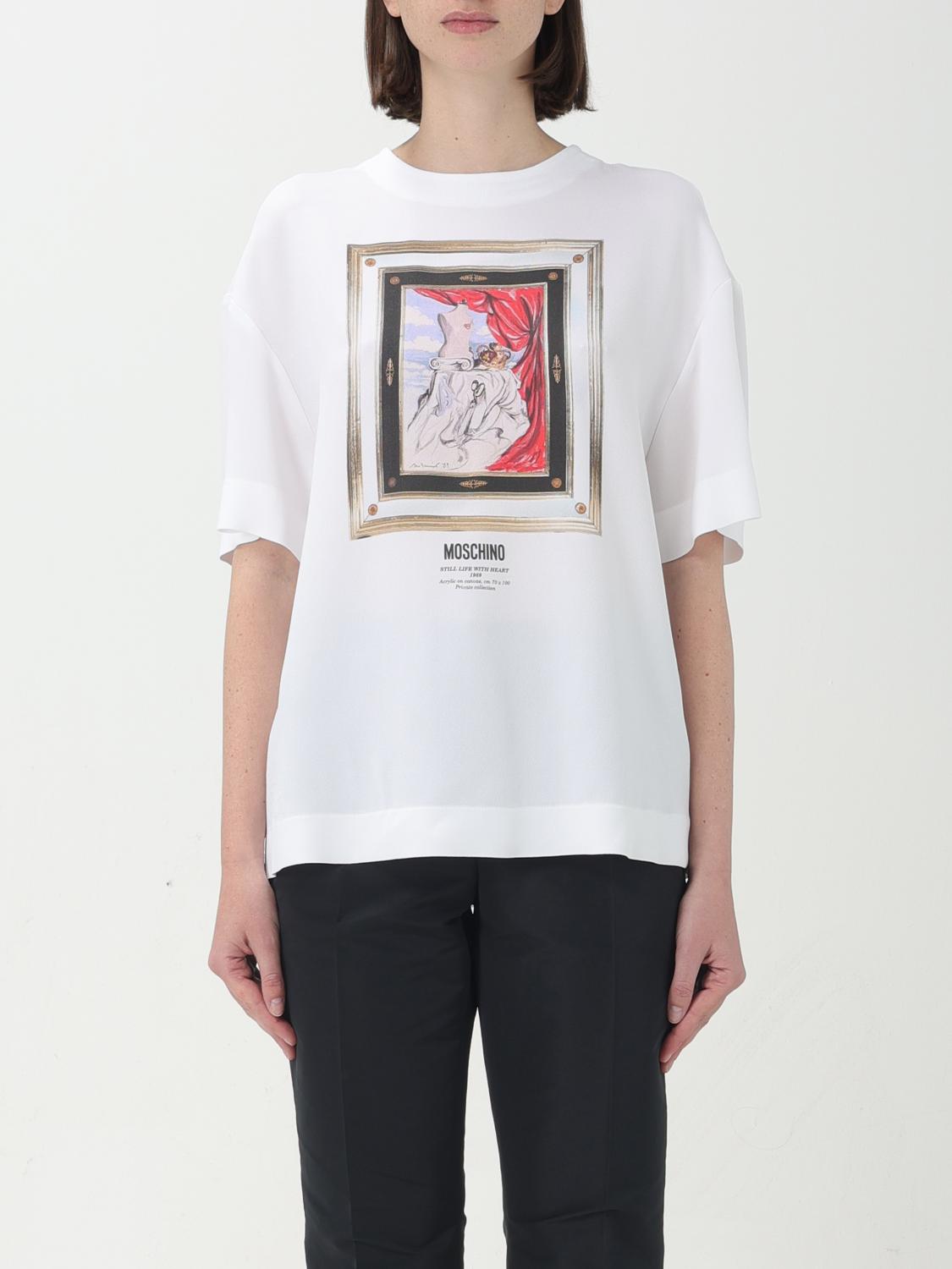 MOSCHINO COUTURE CAMISETA: Camiseta mujer Moschino Couture, Blanco - Img 1