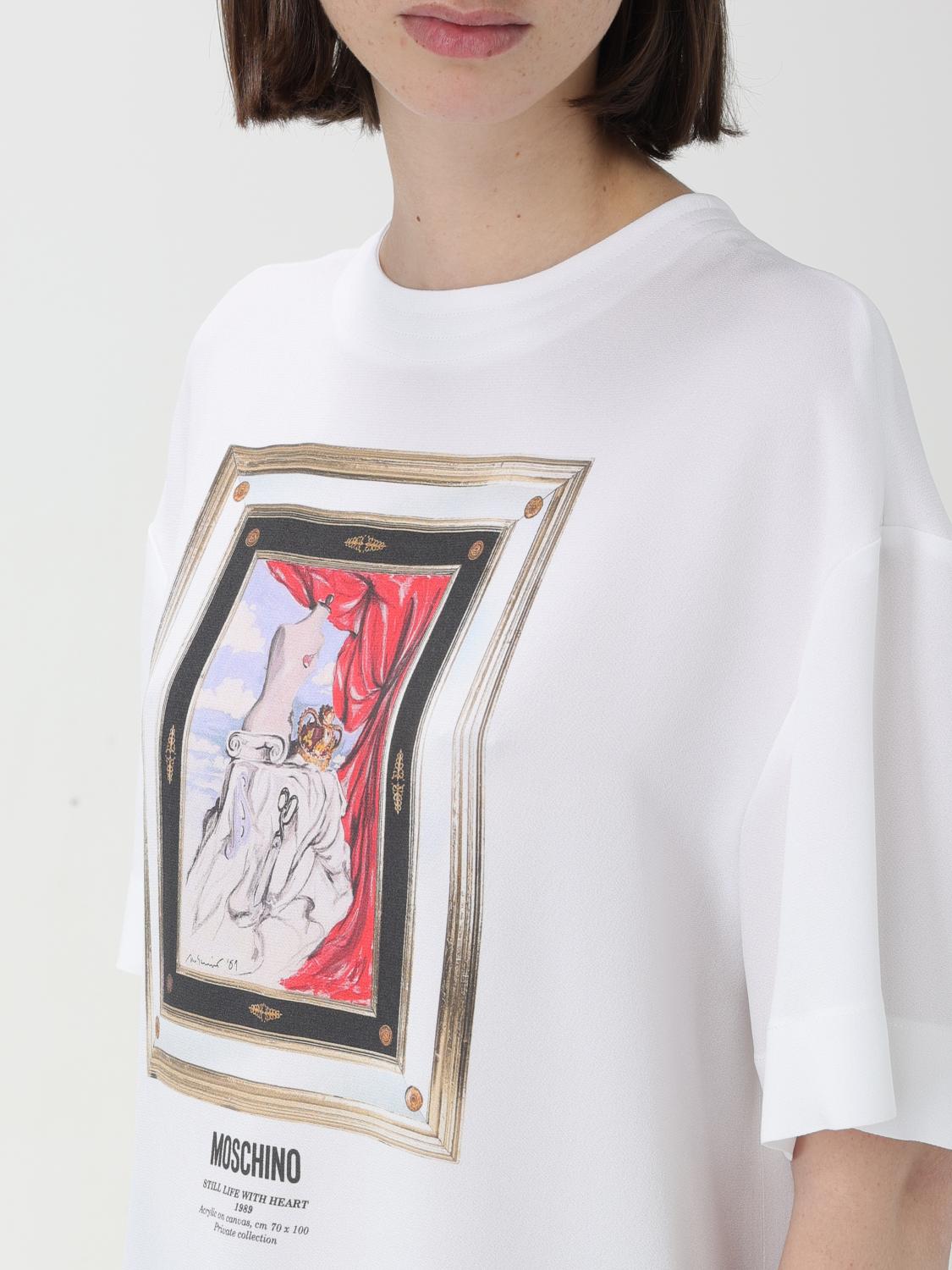 MOSCHINO COUTURE CAMISETA: Camiseta mujer Moschino Couture, Blanco - Img 5