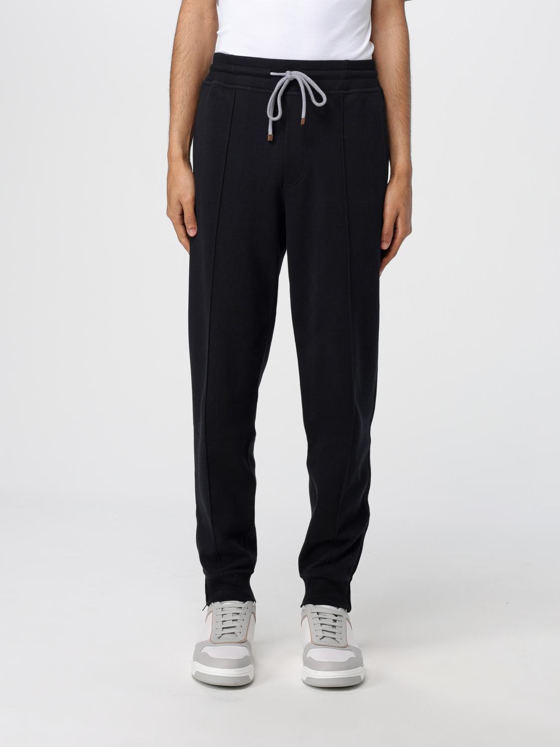 BRUNELLO CUCINELLI PANTS: Pants men Brunello Cucinelli, Black - Img 1