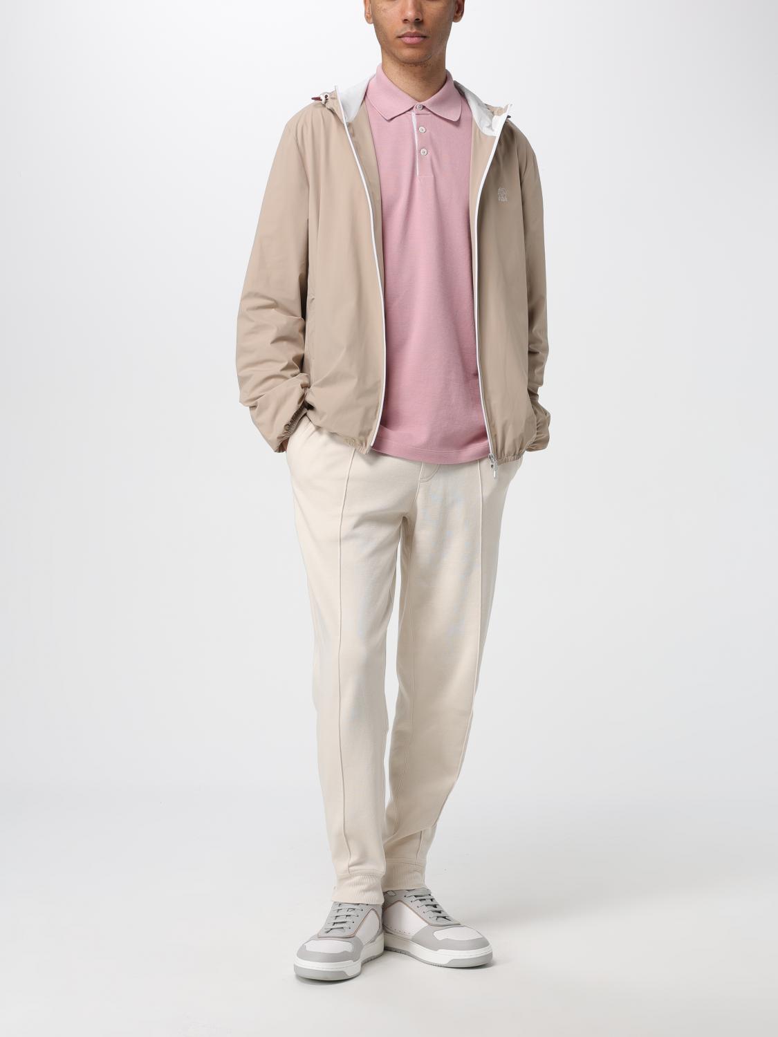 BRUNELLO CUCINELLI 팬츠: 팬츠 남성 Brunello Cucinelli, 베이지 - Img 2