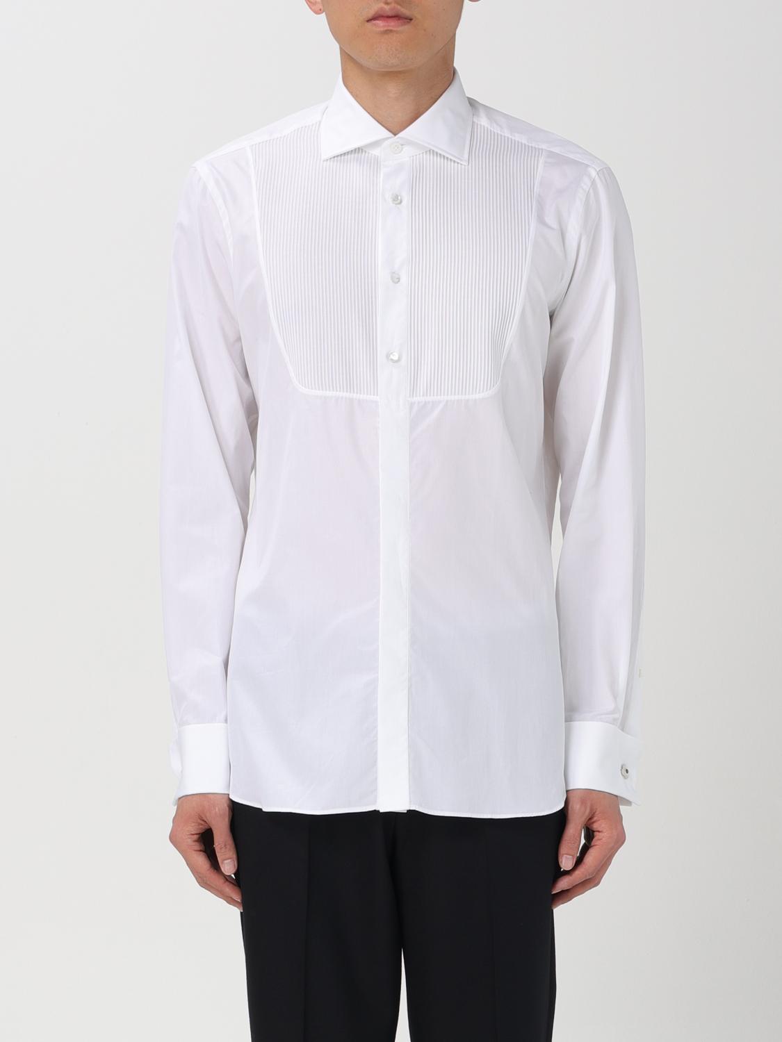 【関税込み】LARDINI CAMICIA CLASSICA UOMO LARDINI: Camicia classica in cotone - Bianco | Camicia