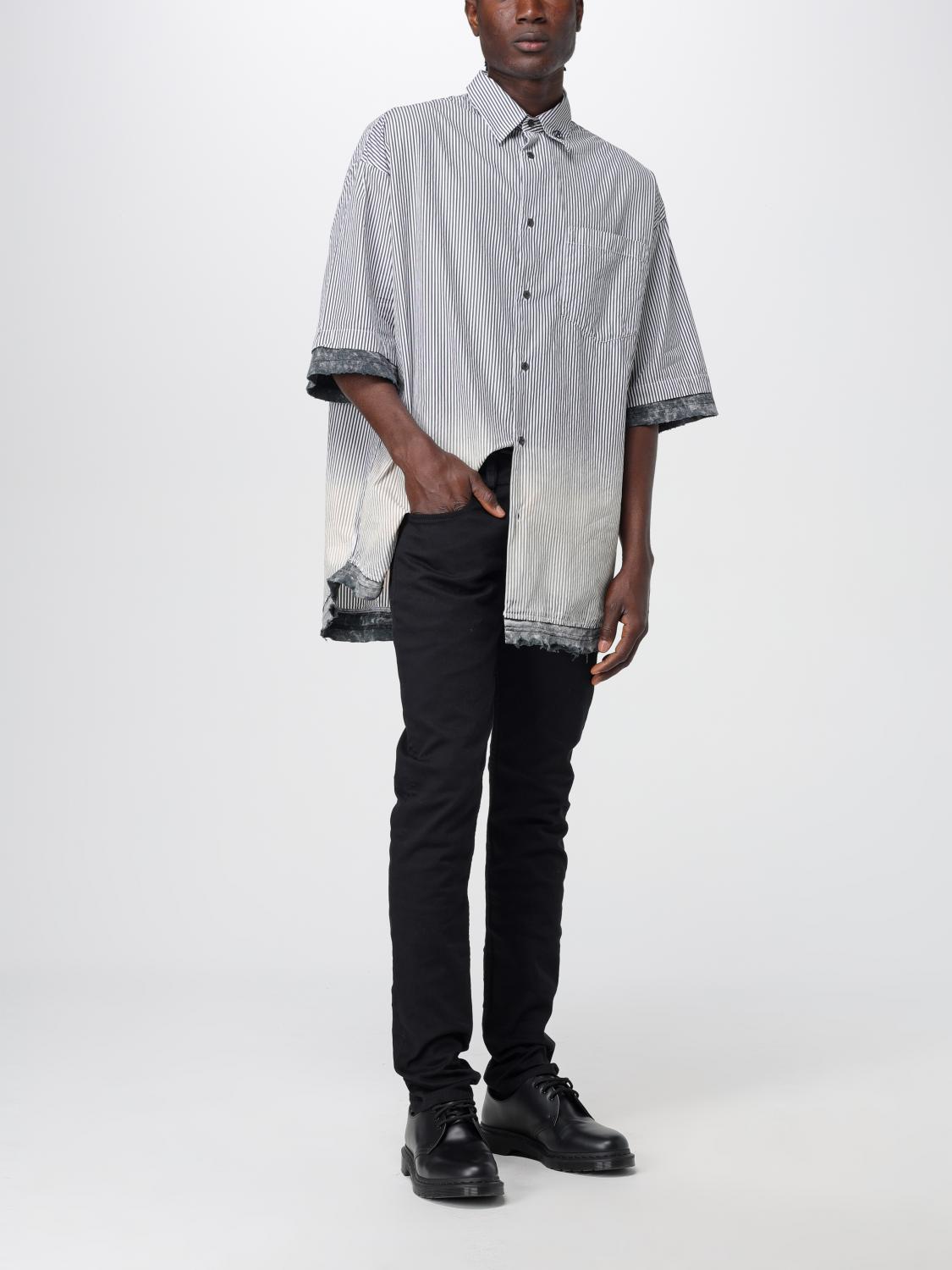 Diesel シャツ メンズ - ストライプ | A128940KLAB | GIGLIO.COM
