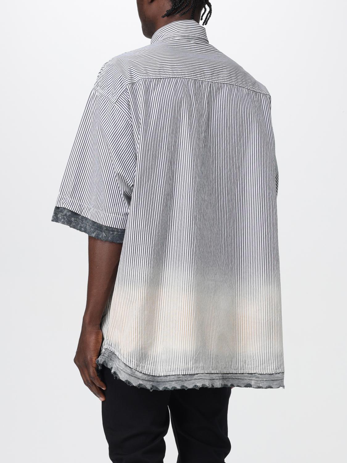 Diesel シャツ メンズ - ストライプ | A128940KLAB | GIGLIO.COM