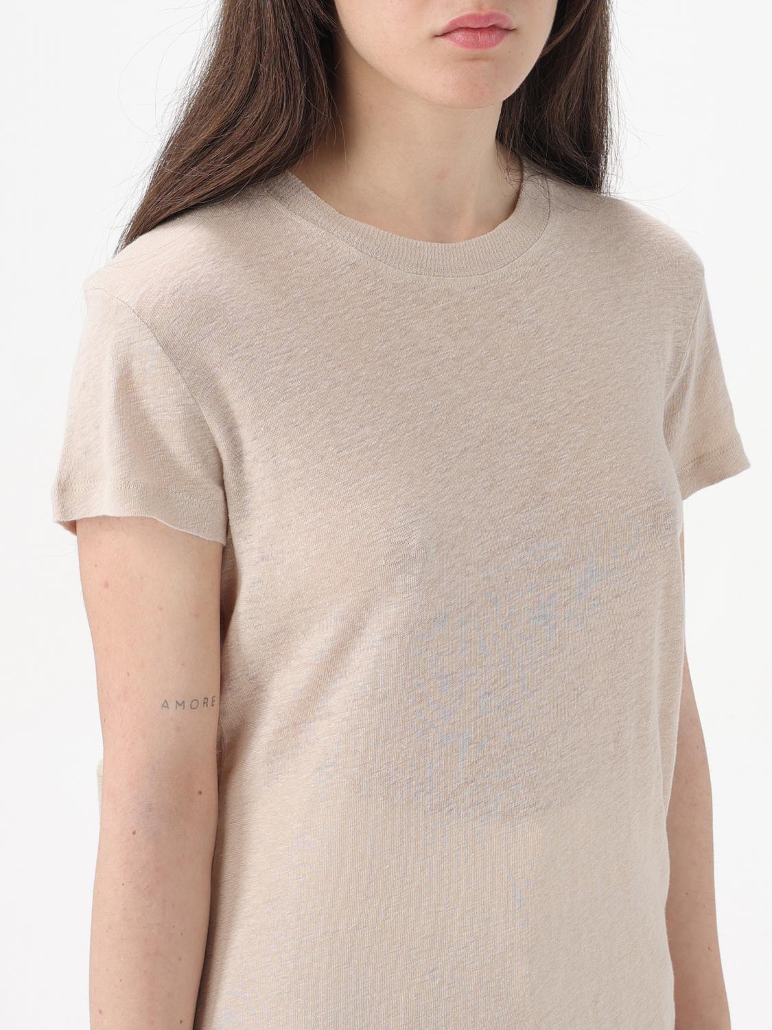 IRO T-SHIRTS: T-shirt Iro in lino , Beige - Img 3