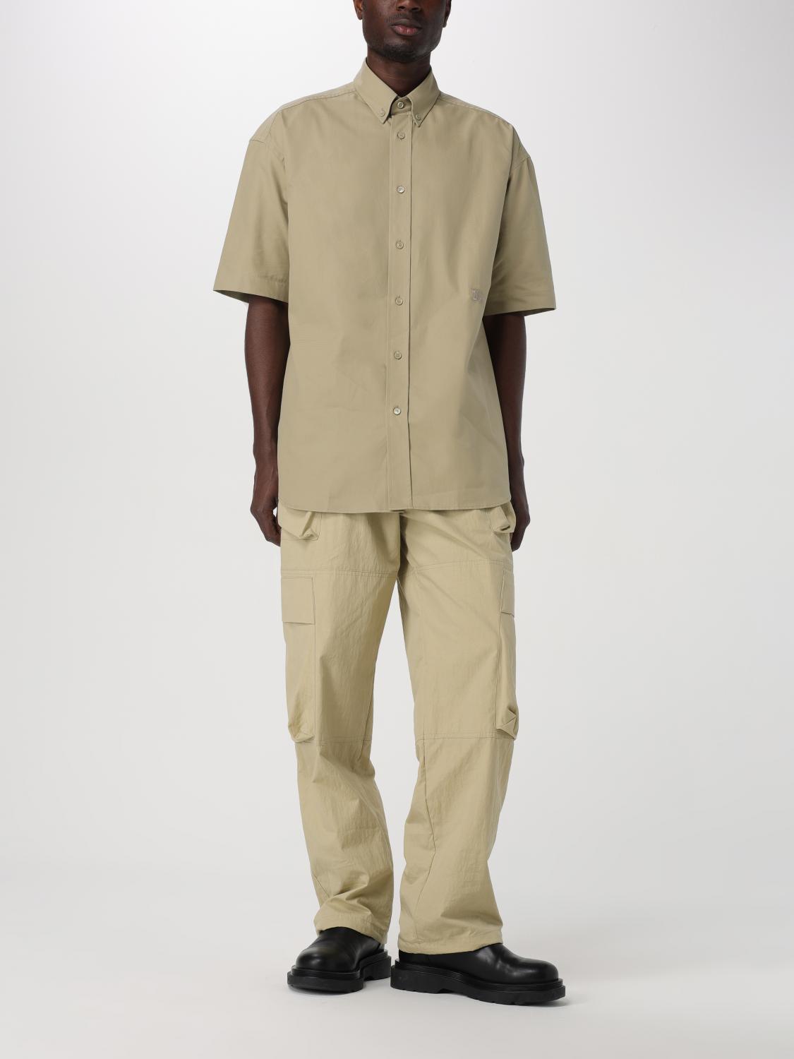 BURBERRY CAMICIA: Camicia Burberry in popeline di cotone , Salvia - Img 2
