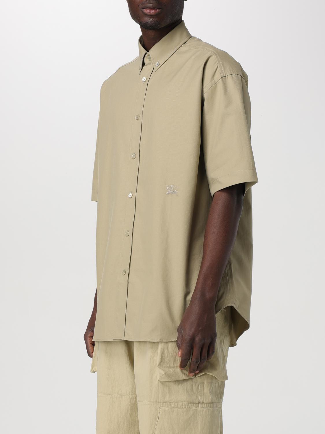 BURBERRY CAMICIA: Camicia Burberry in popeline di cotone , Salvia - Img 4