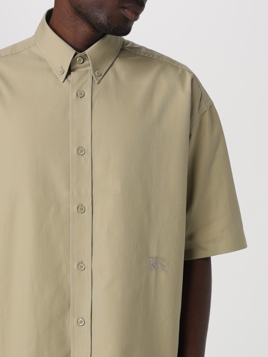 BURBERRY CAMICIA: Camicia Burberry in popeline di cotone , Salvia - Img 5