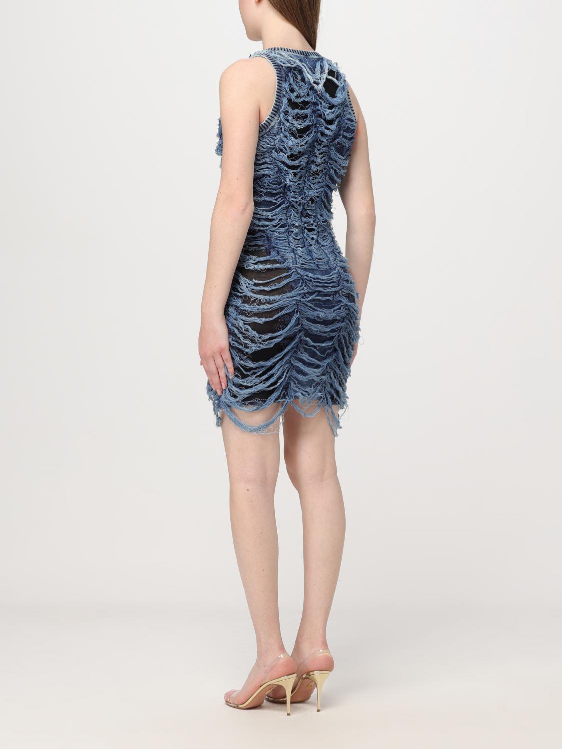 diesel blue dress Diesel D-WOW Womens Blue Dresses