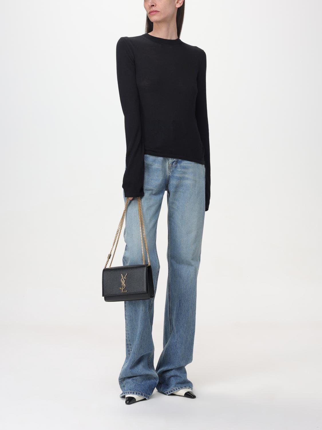 SAINT LAURENT: Pants woman - Blue | Saint Laurent jeans SAINT LAURENT: Pants woman - Blue | Saint Laurent jeans