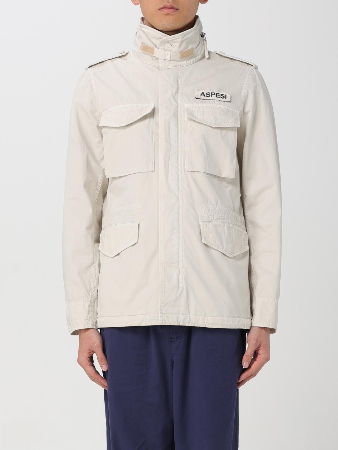 ASPESI JACKET: Coat men Aspesi, Grey - Img 1