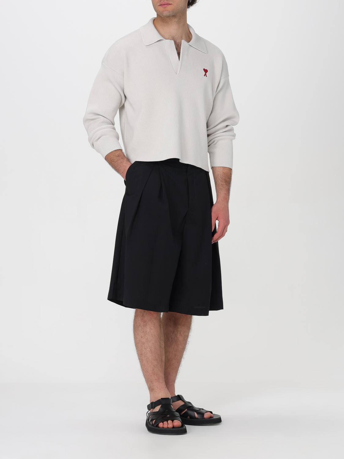 AMI PARIS PULL: Sweatshirt homme Ami Paris, Blanc - Img 2