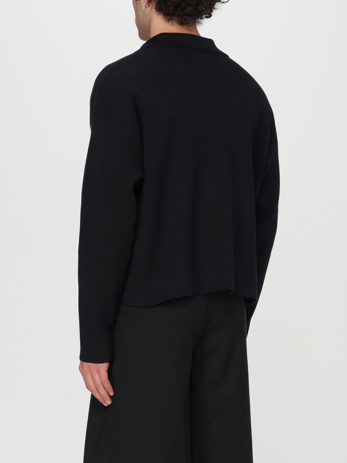 AMI PARIS JERSEY: Sudadera hombre Ami Paris, Negro - Img 3