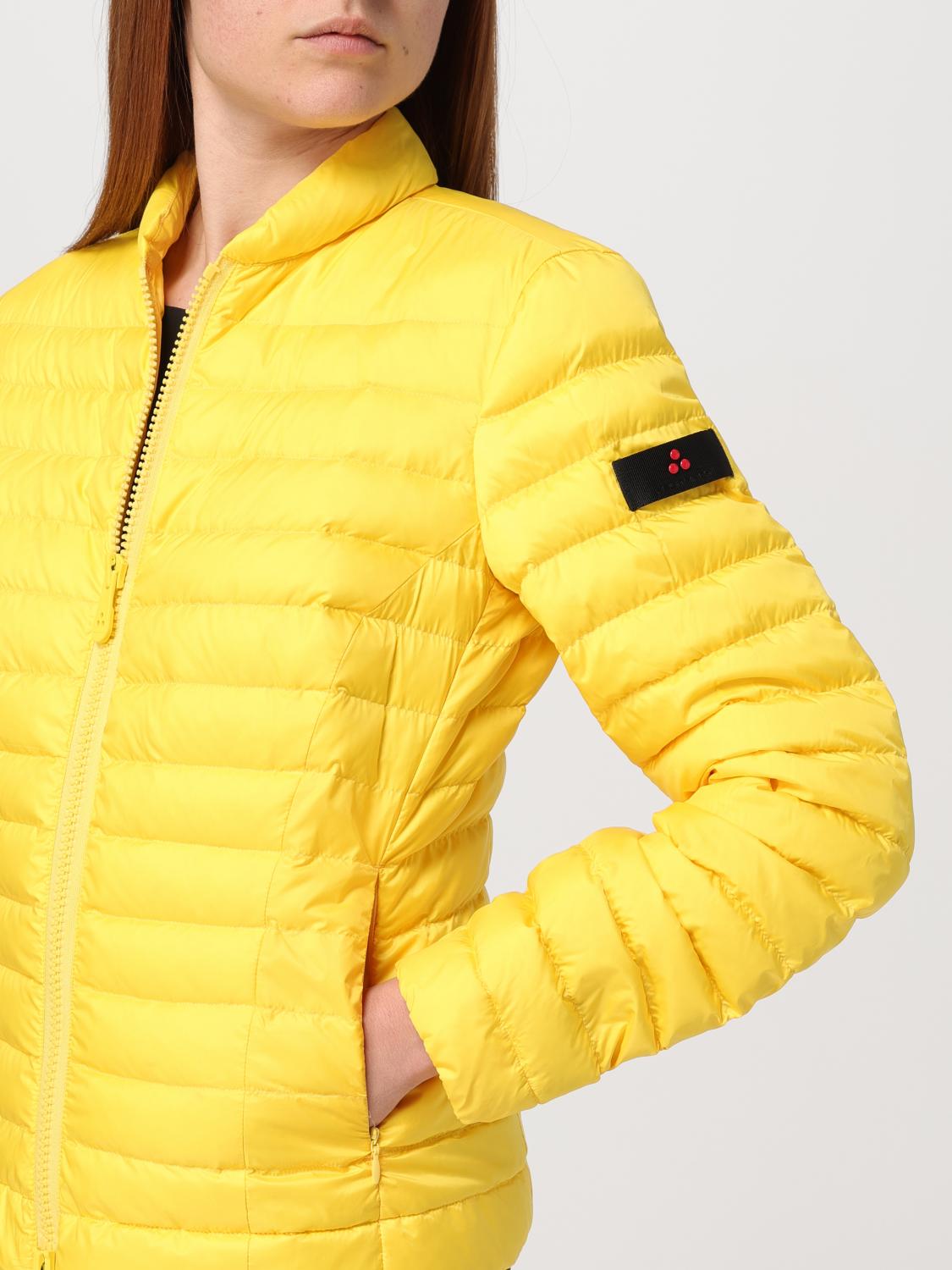 PEUTEREY CHAQUETA: Abrigo mujer Peuterey, Amarillo - Img 4