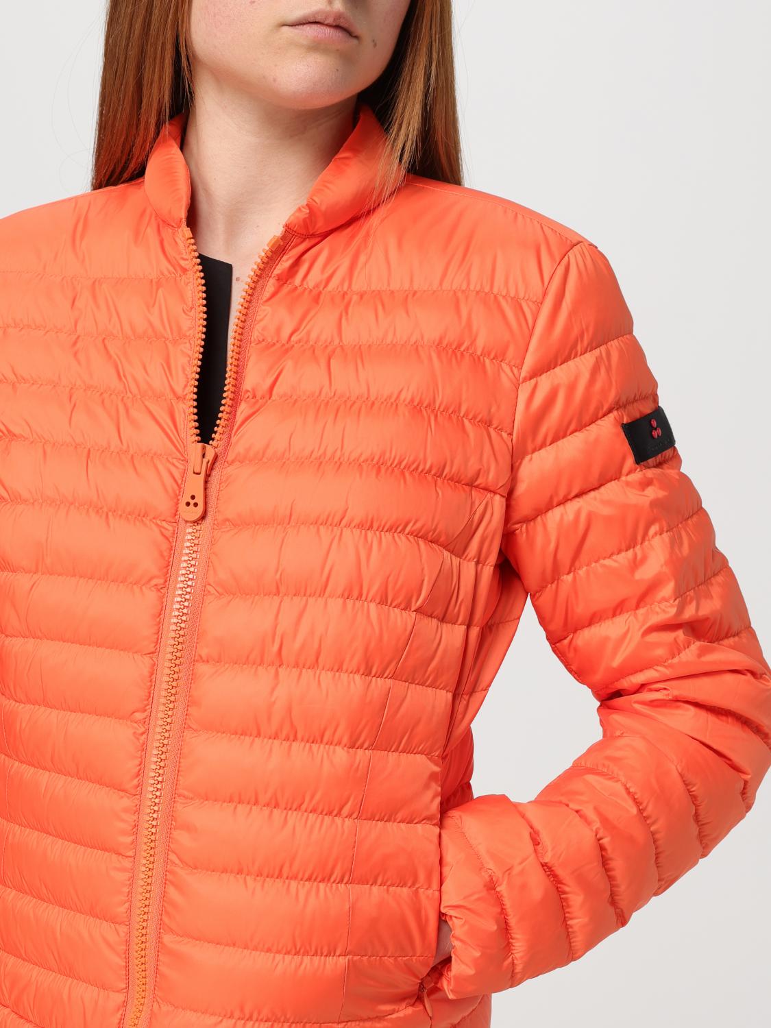 PEUTEREY CHAQUETA: Abrigo mujer Peuterey, Naranja - Img 4