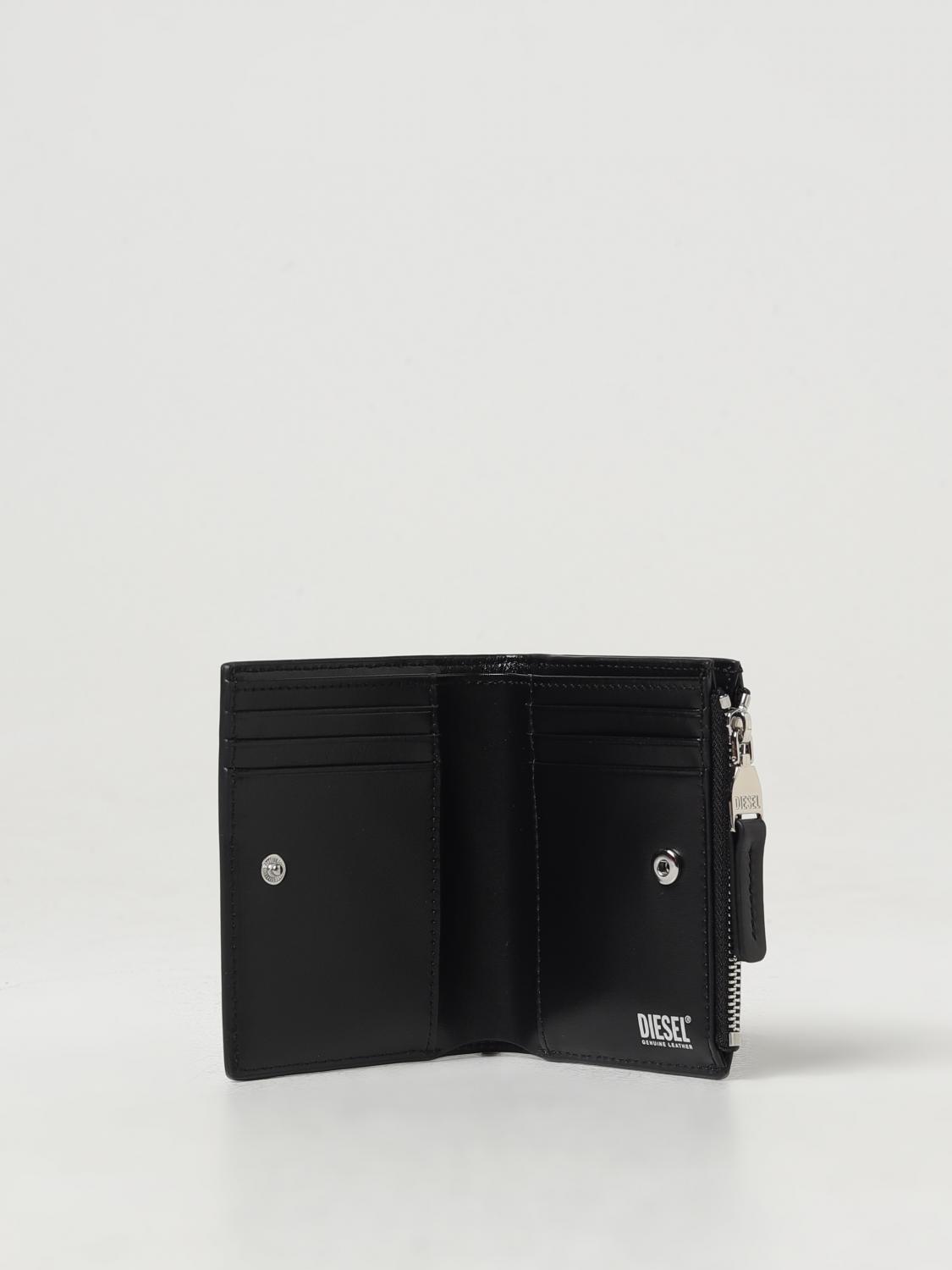 小物 Diesel Black Wallet Men's wallets Diesel 1Dr Card Holder Zip L Wallet Black
