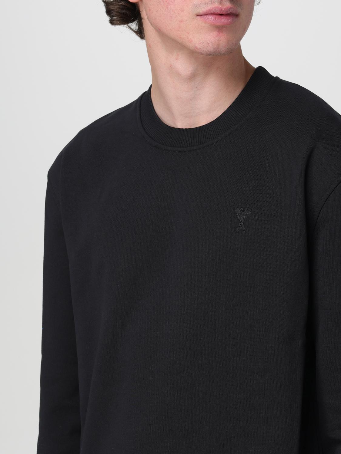 AMI PARIS SUDADERA: Sudadera hombre Ami Paris, Negro - Img 4