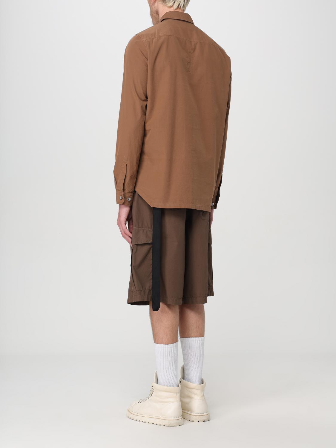 RICK OWENS DRKSHDW HEMD: Hemd herren Drkshdw, Braun - Img 3