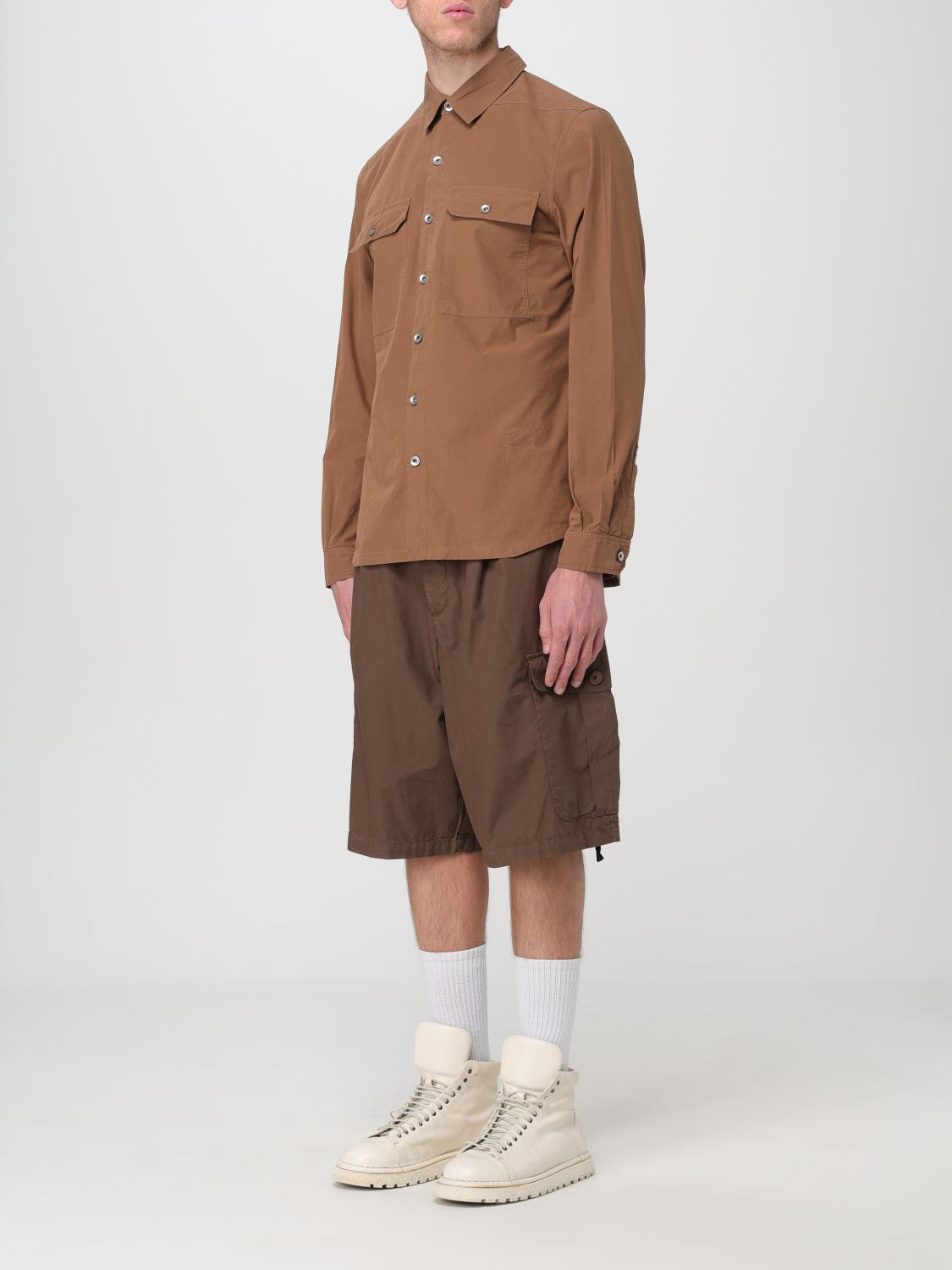 RICK OWENS DRKSHDW HEMD: Hemd herren Drkshdw, Braun - Img 4