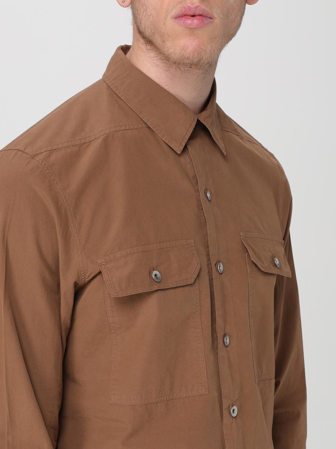 RICK OWENS DRKSHDW HEMD: Hemd herren Drkshdw, Braun - Img 5